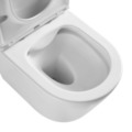 Toiletskål CL Rimless hvid 